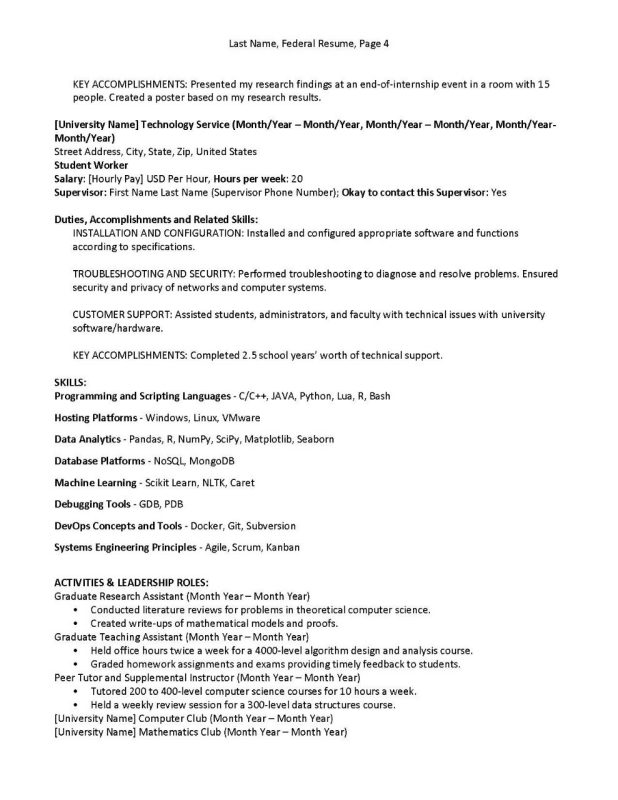 Federal Resume Page 4
